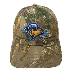 Rams Patch Logo Camo Truck Strap Cap Trucker Baseball Hat Cotton The Game